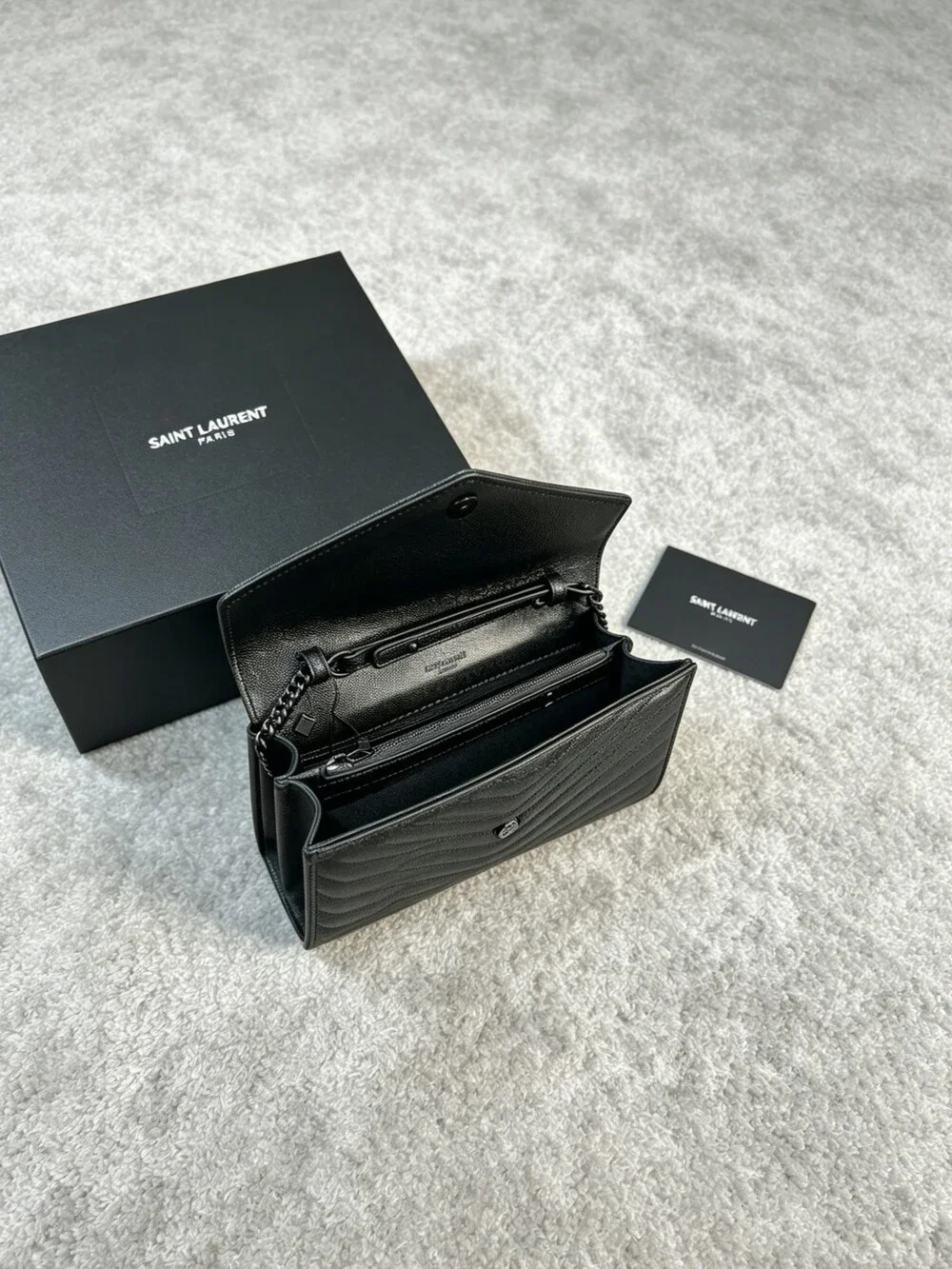 Saint Laurent Envelope Chain Walle Bag